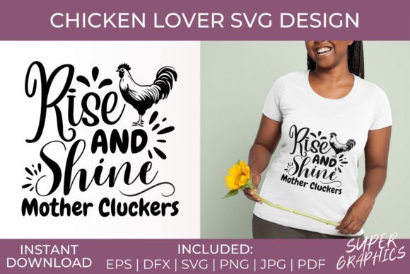 Chicken Svg Design Funny Chicken Lover Graphics and Crafts Review