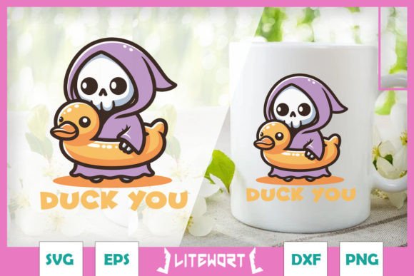 Duck You Funny Grim Reaper SVG Graphics and Crafts Review