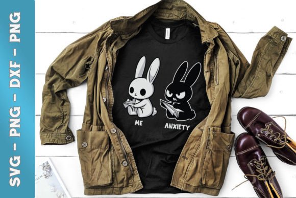 Funny Anxiety Rabbit SVG Graphics and Crafts Review