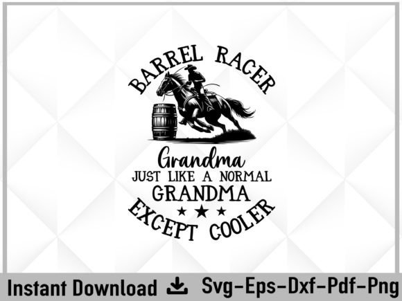 Funny Barrel Racing Svg Gift Shirt Graphics and Crafts