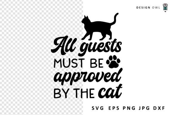 Funny Cat Sign SVG Graphics and Crafts