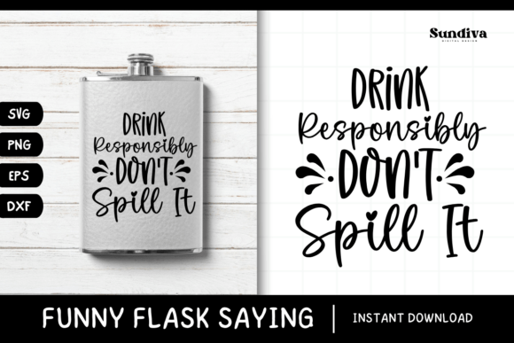 Funny Flask Quotes SVG Alcohol Saying 22 Graphics and Crafts