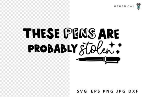 Funny Pencil Case SVG Graphics for Crafts