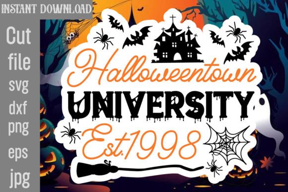 Halloweentown University Est.1998 SVG Graphics and Crafts Review