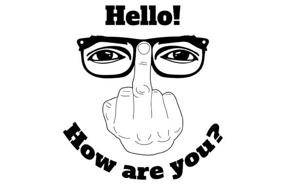 Middle Finger Hand SVG Humor Funny Graphics and Crafts Review