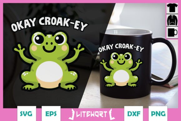Okey Croak-ey Funny Frog Puns SVG Graphics and Crafts Review